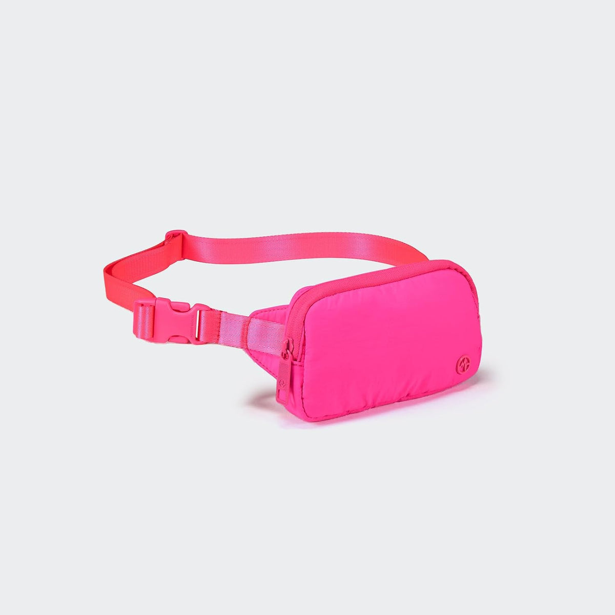 Mini Belt Bag – Ultra Compact, Fits 6.7” Phone, Lipstick, Earbuds, Essentials, Small Crossbody Waist Purse, Black Onyx