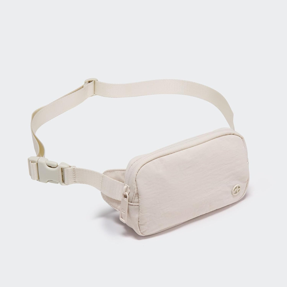 Mini Belt Bag – Ultra Compact, Fits 6.7” Phone, Lipstick, Earbuds, Essentials, Small Crossbody Waist Purse, Black Onyx