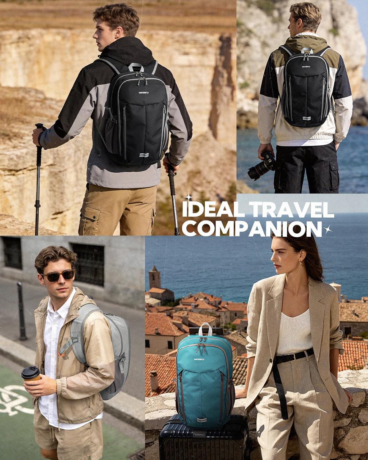 Lightweight Packable Backpack, 25L Small Foldable Travel Daypack | Multi-Pocket with Luggage Strap, Breathable Back Pad, Comfortable to wear, Easy to Fold, Compact Day Pack for Hiking Outdoor