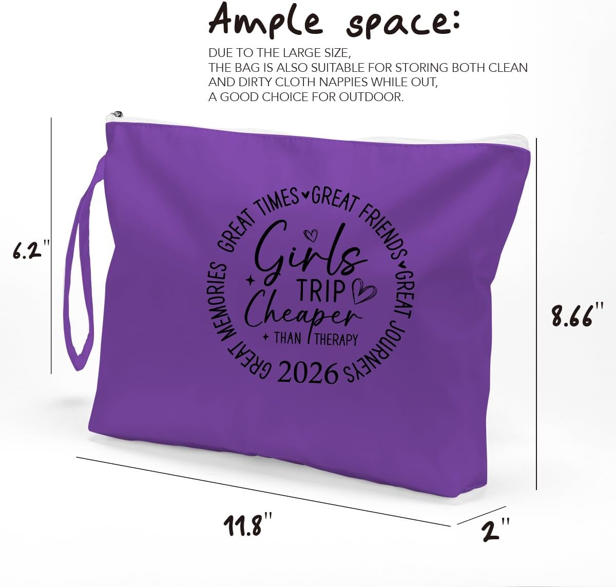 Wet Dry Bag Waves Rainbow Wet Bag Beach Bags for Swimsuit Toiletry Bags Travel Essentials For Women, Beach Travel Gym for Swimsuit Dirty Diaper Gifts