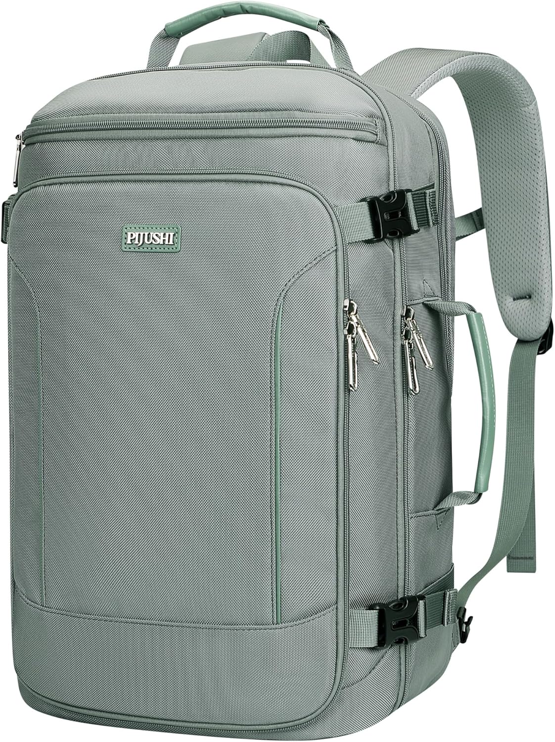 Large Travel Backpack for Women with 16" Padded Laptop Compartment | Flight Approved Carry On Bag with 180° Open, USB Port, Anti-Theft Pocket for Airport, Road Trips, Work, PE067 Khaki