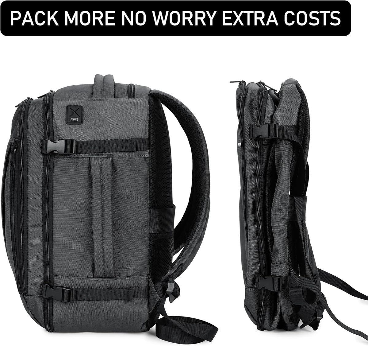 35L TSA Friendly Travel Laptop Backpack for Men and Women, Large Carry-On Business Backpack with 17.3 In Laptop Compartment, Waterproof Oxford Fabric, Anti-Theft Pocket, Multiple Pockets, Blue