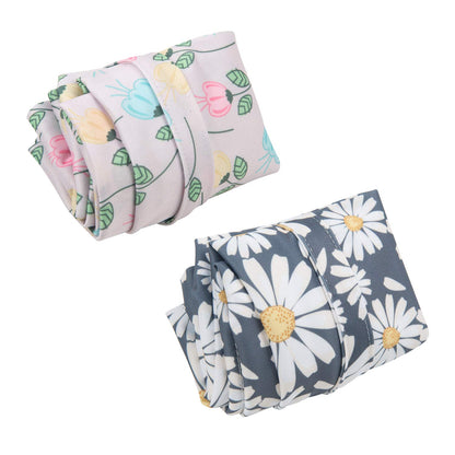 ALVA 2pcs Cloth Diaper Wet Dry Bags Waterproof Reusable with Two Zippered Pockets Travel Beach Pool Daycare Soiled Baby Items Yoga Gym Bag for Swimsuits or Wet Clothes LX-AMD0912 - Colors A