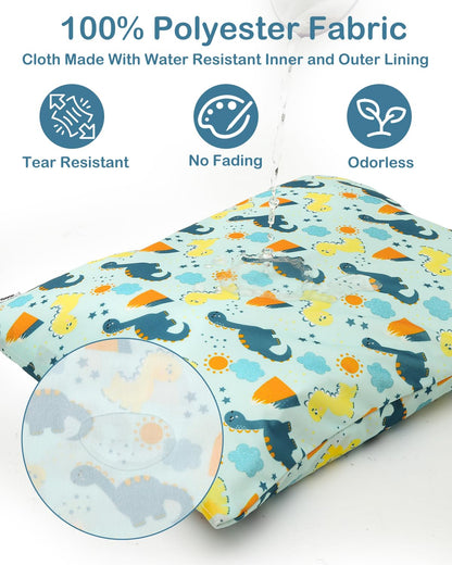 ALVA 2pcs Cloth Diaper Wet Dry Bags Waterproof Reusable with Two Zippered Pockets Travel Beach Pool Daycare Soiled Baby Items Yoga Gym Bag for Swimsuits or Wet Clothes LX-AMD0912 - Colors A