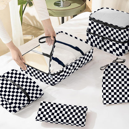 8 Set Packing Cubes for Travel, Luggage Packing Organizers Accessories Large Toiletries Bag for Clothes Shoes Cosmetics (8Set-Pink Bow)