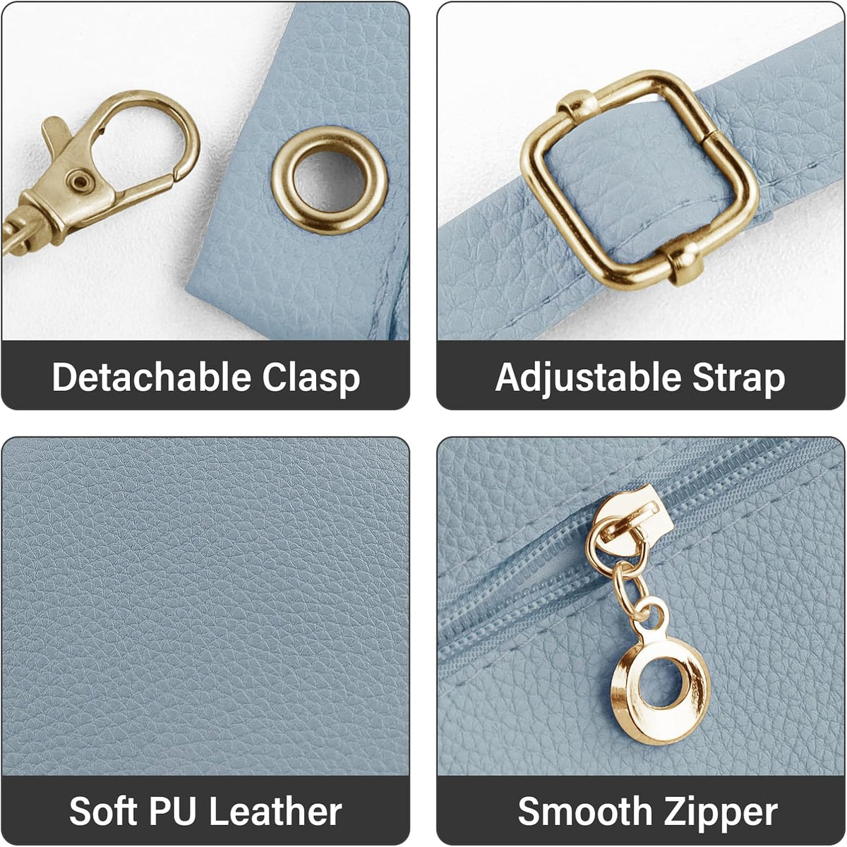 Cell Phone Purse, PU Leather Phone Bag Cell Phone Wallet for Women and Girls, Crossbody Phone Purse for Shopping
