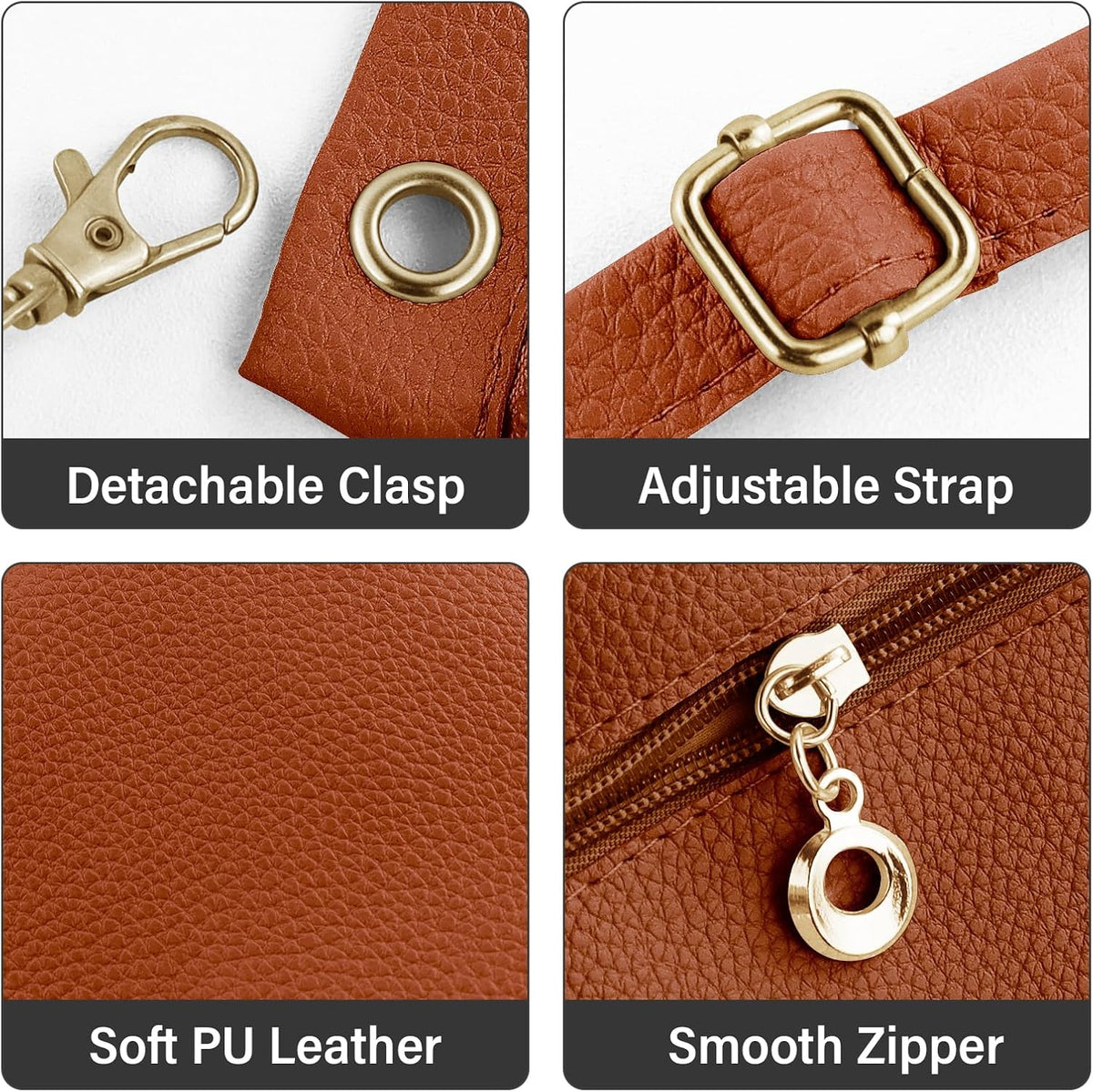 Cell Phone Purse, PU Leather Phone Bag Cell Phone Wallet for Women and Girls, Crossbody Phone Purse for Shopping