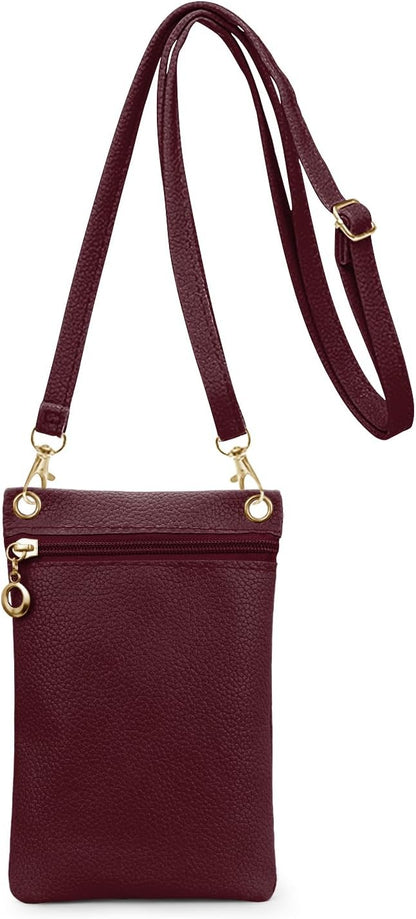 Cell Phone Purse, PU Leather Phone Bag Cell Phone Wallet for Women and Girls, Crossbody Phone Purse for Shopping