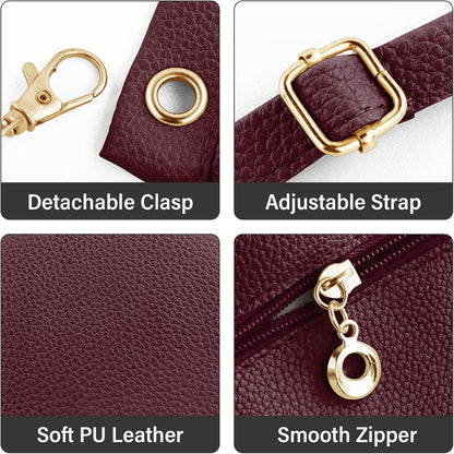Cell Phone Purse, PU Leather Phone Bag Cell Phone Wallet for Women and Girls, Crossbody Phone Purse for Shopping