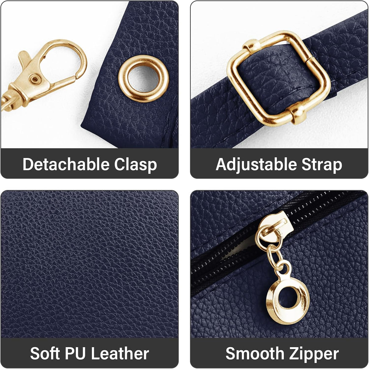 Cell Phone Purse, PU Leather Phone Bag Cell Phone Wallet for Women and Girls, Crossbody Phone Purse for Shopping