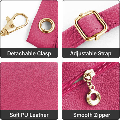 Cell Phone Purse, PU Leather Phone Bag Cell Phone Wallet for Women and Girls, Crossbody Phone Purse for Shopping