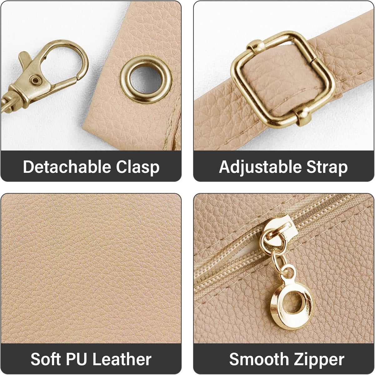 Cell Phone Purse, PU Leather Phone Bag Cell Phone Wallet for Women and Girls, Crossbody Phone Purse for Shopping