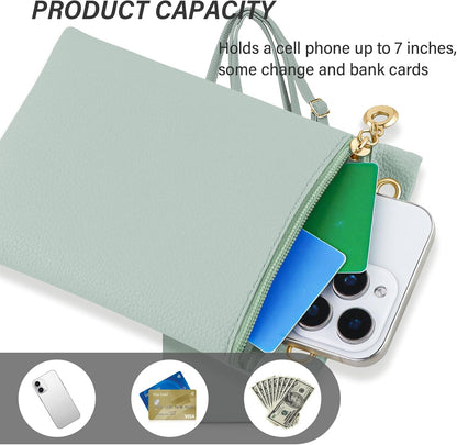 Cell Phone Purse, PU Leather Phone Bag Cell Phone Wallet for Women and Girls, Crossbody Phone Purse for Shopping