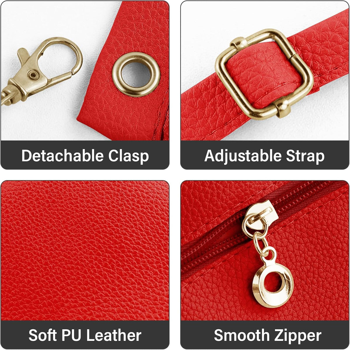 Cell Phone Purse, PU Leather Phone Bag Cell Phone Wallet for Women and Girls, Crossbody Phone Purse for Shopping