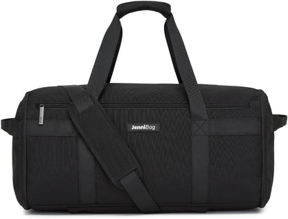 Convertible Travel Bag for Women, 60L Weekender Garment Duffel Carry-On with Shoe Compartment, Trolley Sleeve, Durable Water-Resistant Overnight Bag (Roller Edition, Beige)