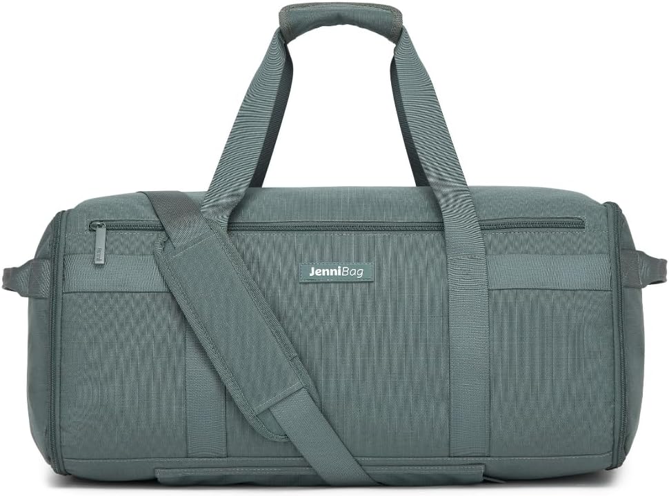 Convertible Travel Bag for Women, 60L Weekender Garment Duffel Carry-On with Shoe Compartment, Trolley Sleeve, Durable Water-Resistant Overnight Bag (Roller Edition, Beige)