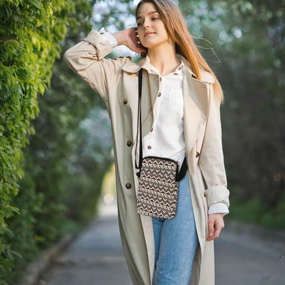 Aesthetic Patterns Crossbody Bags for Women Sling Bag Multi Waterproof Small Shoulder Sling Purse Bag Strap Cell Phone Bag