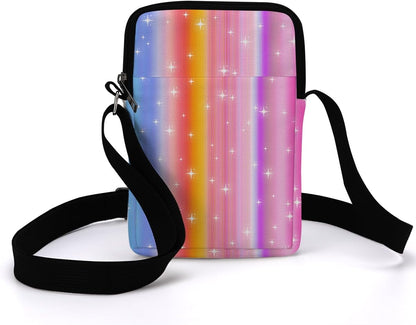 Aesthetic Patterns Crossbody Bags for Women Sling Bag Multi Waterproof Small Shoulder Sling Purse Bag Strap Cell Phone Bag