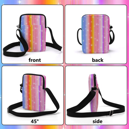 Aesthetic Patterns Crossbody Bags for Women Sling Bag Multi Waterproof Small Shoulder Sling Purse Bag Strap Cell Phone Bag