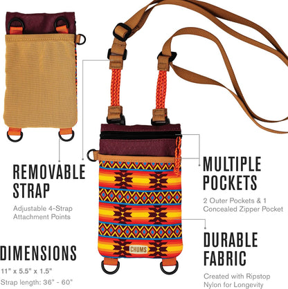 Rover Phone Tote - Crossbody Bag with Adjustable Strap - Tactical Sling Bag for Women & Men w/Multiple Pockets