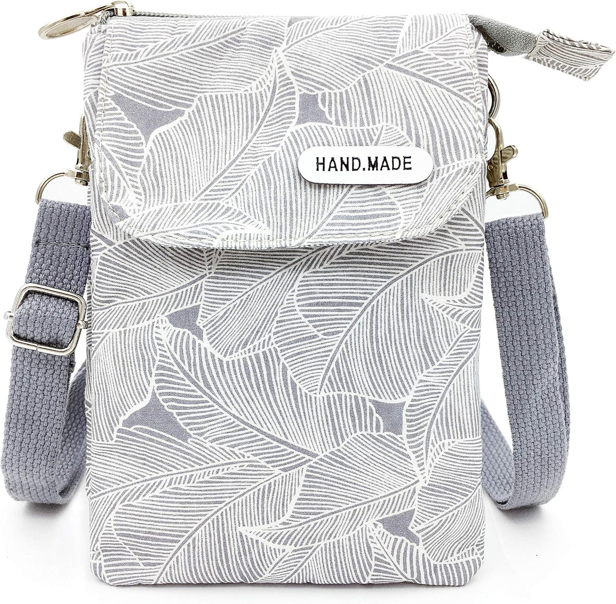 Roomy Cell Phone Purse Wallet Canvas Small Crossbody Purse Bags with Shoulder Strap For Women teen girlsl | Roomy