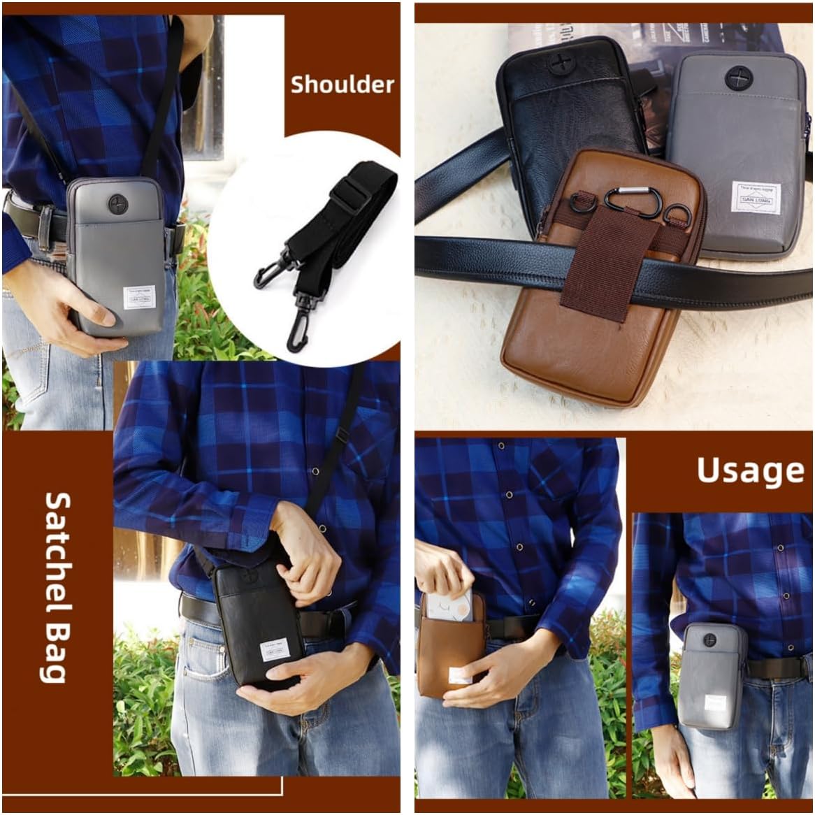Phone Purse,Neck Wallet,Phone Purses with Crossbody Strap,Passport Holder for Travel Women/Men.