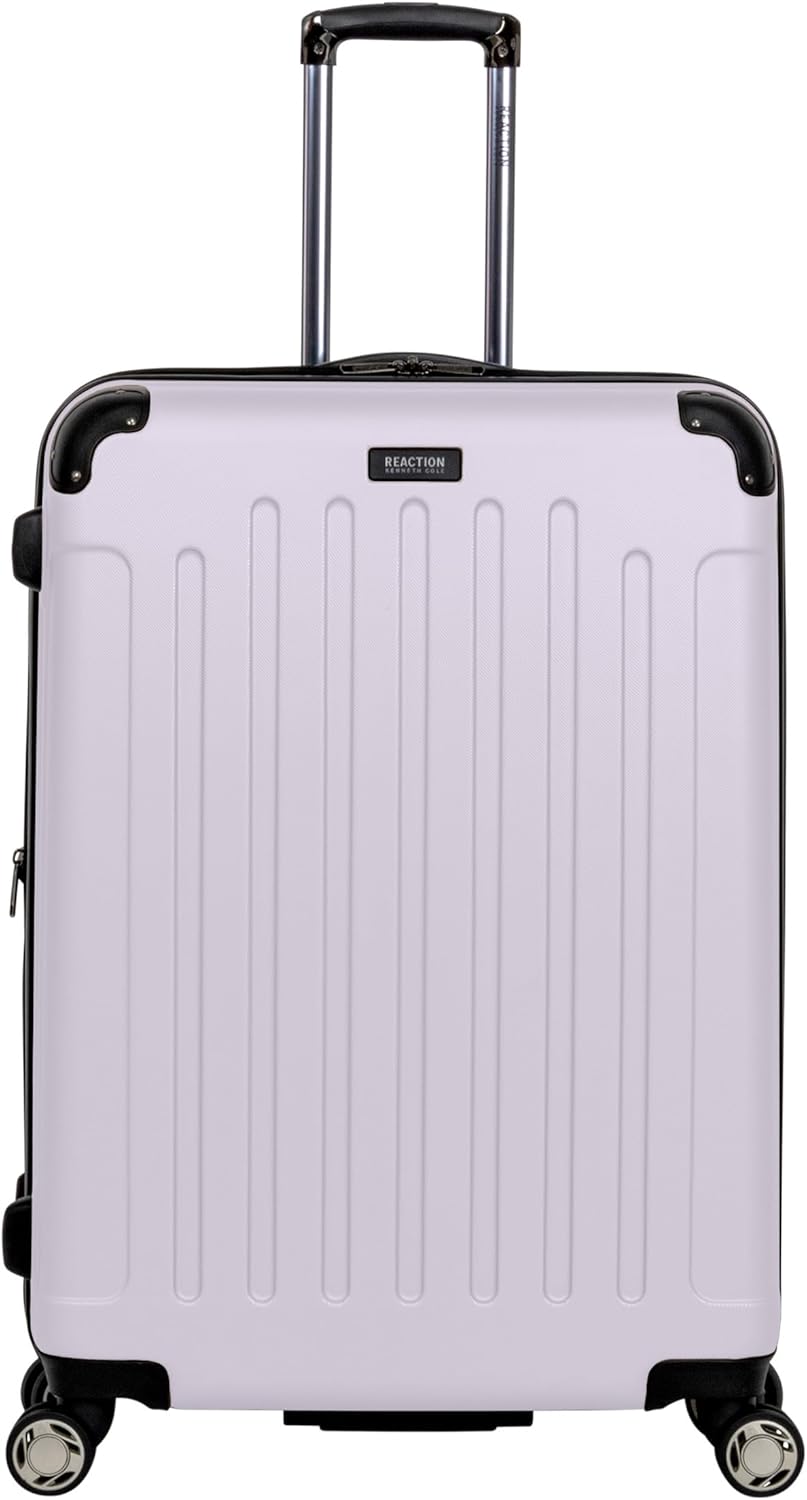 REACTION Renegade Luggage Expandable 8-Wheel Spinner Lightweight Hardside Suitcase, Navy Blue, 20-Inch Carry On