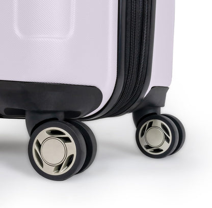 REACTION Renegade Luggage Expandable 8-Wheel Spinner Lightweight Hardside Suitcase, Navy Blue, 20-Inch Carry On
