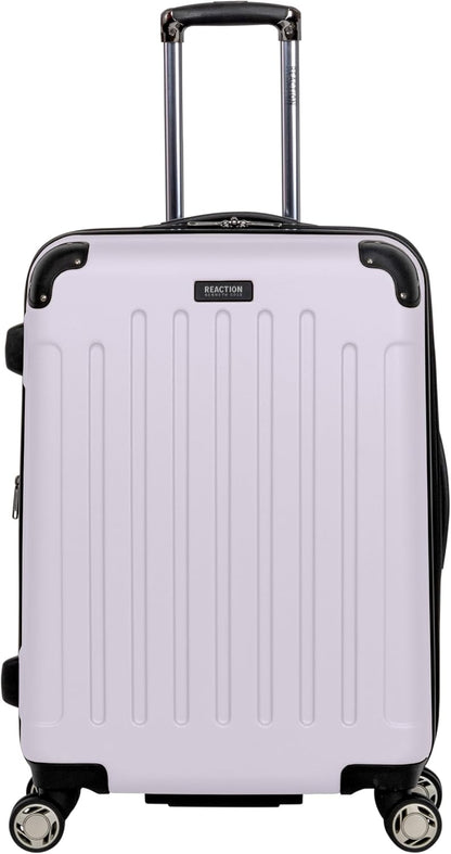 REACTION Renegade Luggage Expandable 8-Wheel Spinner Lightweight Hardside Suitcase, Navy Blue, 20-Inch Carry On
