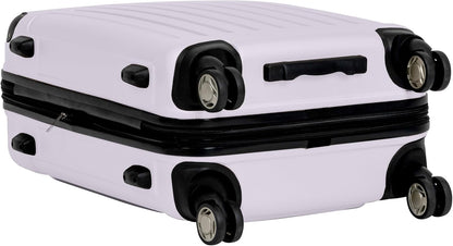 REACTION Renegade Luggage Expandable 8-Wheel Spinner Lightweight Hardside Suitcase, Navy Blue, 20-Inch Carry On