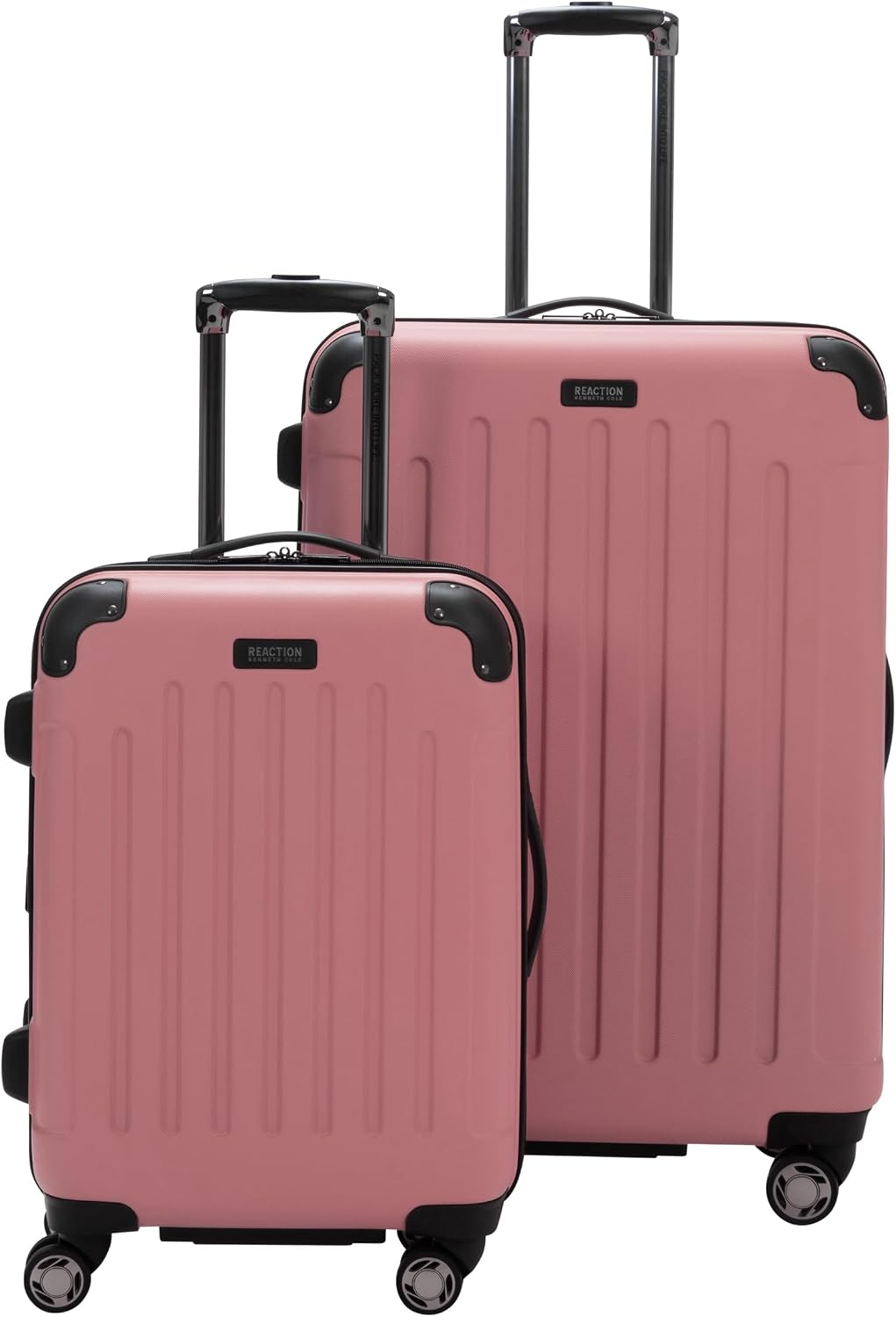 REACTION Renegade Luggage Expandable 8-Wheel Spinner Lightweight Hardside Suitcase, Navy Blue, 20-Inch Carry On