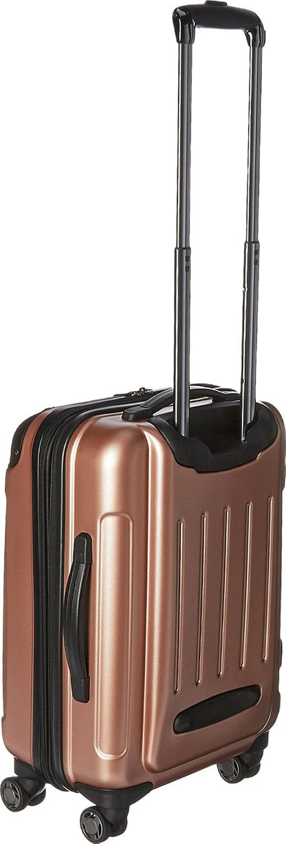 REACTION Renegade Luggage Expandable 8-Wheel Spinner Lightweight Hardside Suitcase, Navy Blue, 20-Inch Carry On