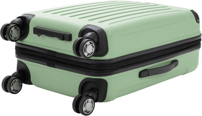REACTION Renegade Luggage Expandable 8-Wheel Spinner Lightweight Hardside Suitcase, Navy Blue, 20-Inch Carry On