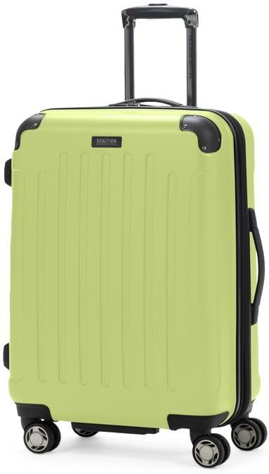 REACTION Renegade Luggage Expandable 8-Wheel Spinner Lightweight Hardside Suitcase, Navy Blue, 20-Inch Carry On