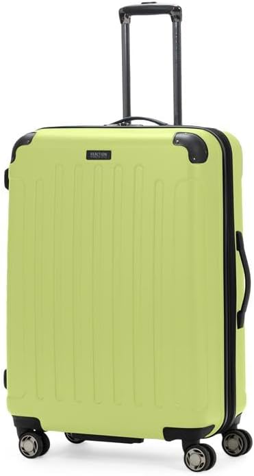 REACTION Renegade Luggage Expandable 8-Wheel Spinner Lightweight Hardside Suitcase, Navy Blue, 20-Inch Carry On