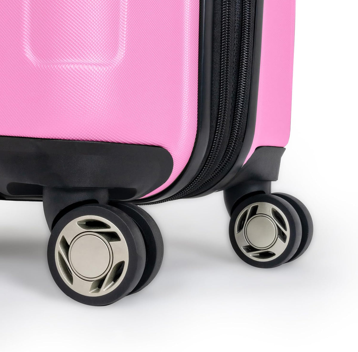 REACTION Renegade Luggage Expandable 8-Wheel Spinner Lightweight Hardside Suitcase, Navy Blue, 20-Inch Carry On