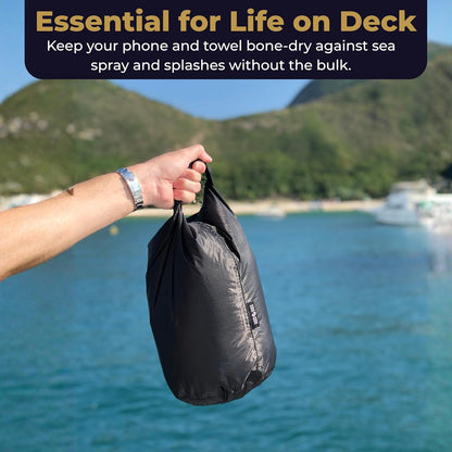 Ultralight Dry Bag 10L, Roll Top Waterproof Stuff Sack, 1.65 oz Lightweight Compression Storage Sack for Backpacking, Hiking, Camping, Travel, Sleeping Bag, Clothes, Outdoor Gear Organization