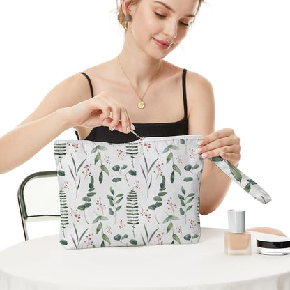 Palm leaves Wet Bag Travel Wet Dry Bag Beach Bag Diaper Bag Wet Bag For Swimsuit Travel Makeup Bag Toiletry Bag