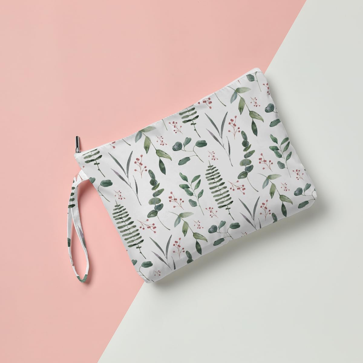 Palm leaves Wet Bag Travel Wet Dry Bag Beach Bag Diaper Bag Wet Bag For Swimsuit Travel Makeup Bag Toiletry Bag