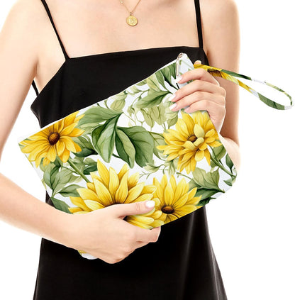 Palm leaves Wet Bag Travel Wet Dry Bag Beach Bag Diaper Bag Wet Bag For Swimsuit Travel Makeup Bag Toiletry Bag