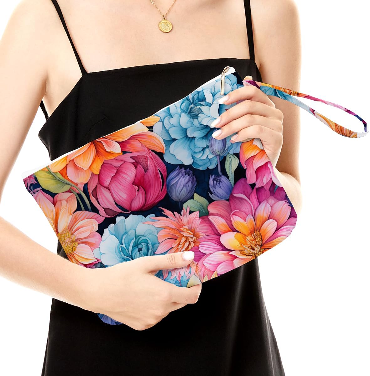 Palm leaves Wet Bag Travel Wet Dry Bag Beach Bag Diaper Bag Wet Bag For Swimsuit Travel Makeup Bag Toiletry Bag