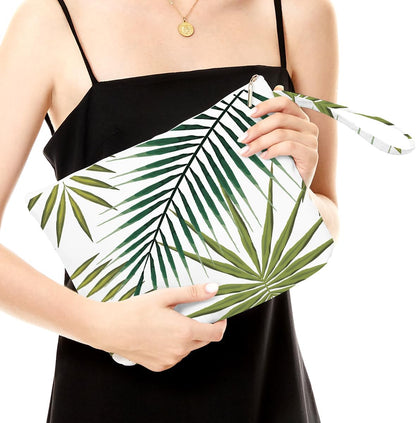 Palm leaves Wet Bag Travel Wet Dry Bag Beach Bag Diaper Bag Wet Bag For Swimsuit Travel Makeup Bag Toiletry Bag