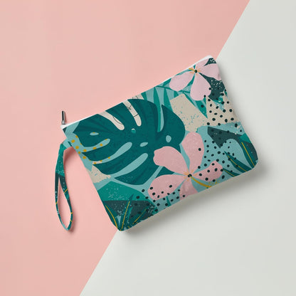 Palm leaves Wet Bag Travel Wet Dry Bag Beach Bag Diaper Bag Wet Bag For Swimsuit Travel Makeup Bag Toiletry Bag