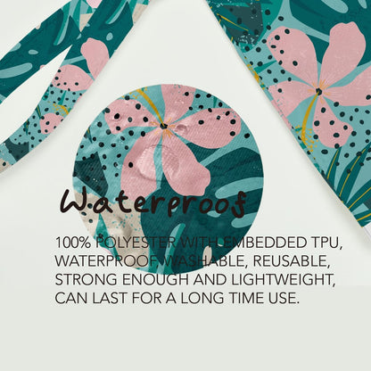 Palm leaves Wet Bag Travel Wet Dry Bag Beach Bag Diaper Bag Wet Bag For Swimsuit Travel Makeup Bag Toiletry Bag