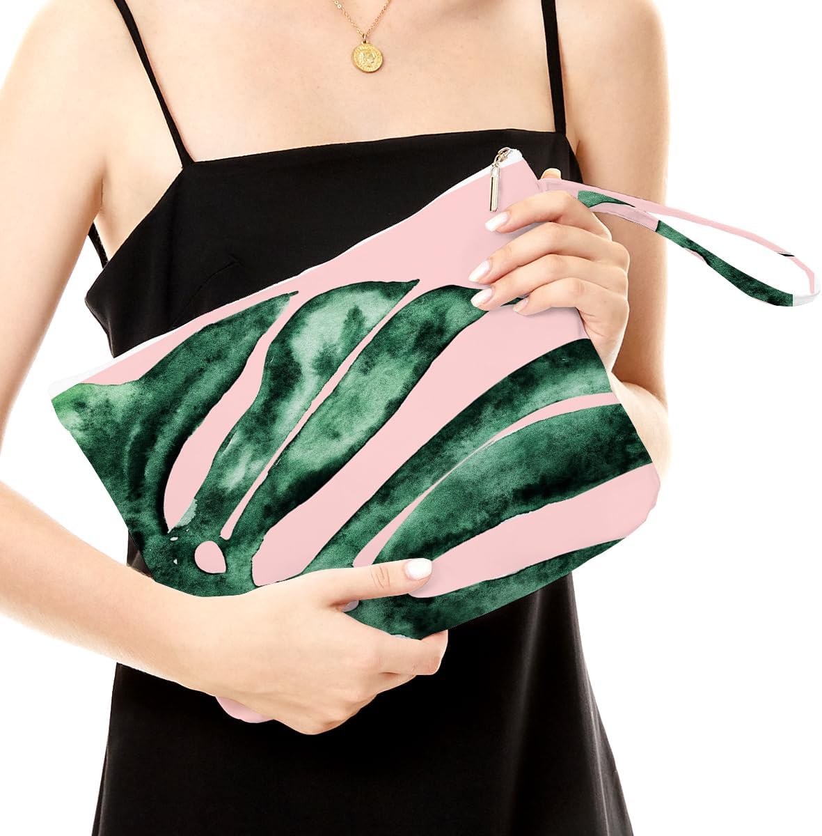 Palm leaves Wet Bag Travel Wet Dry Bag Beach Bag Diaper Bag Wet Bag For Swimsuit Travel Makeup Bag Toiletry Bag