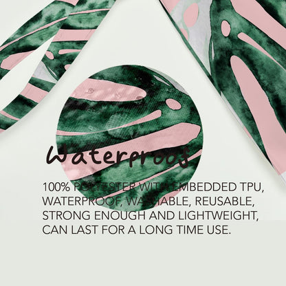 Palm leaves Wet Bag Travel Wet Dry Bag Beach Bag Diaper Bag Wet Bag For Swimsuit Travel Makeup Bag Toiletry Bag