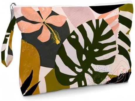 Palm leaves Wet Bag Travel Wet Dry Bag Beach Bag Diaper Bag Wet Bag For Swimsuit Travel Makeup Bag Toiletry Bag