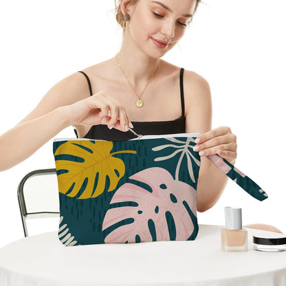 Palm leaves Wet Bag Travel Wet Dry Bag Beach Bag Diaper Bag Wet Bag For Swimsuit Travel Makeup Bag Toiletry Bag