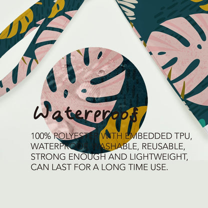 Palm leaves Wet Bag Travel Wet Dry Bag Beach Bag Diaper Bag Wet Bag For Swimsuit Travel Makeup Bag Toiletry Bag