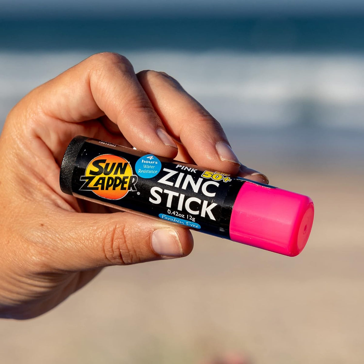 Zinc Sunscreen Stick 3-Pack SPF 50+ Pink White Blue – Mineral Sunscreen Sticks for Face, Water Resistant Sunblock for Kids and Family, Travel Size 12g (0.42 oz), Australian Made